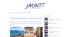 Desktop Screenshot of jaunttv.com